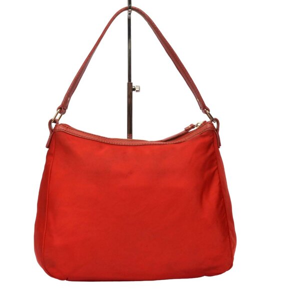 Kate Spade Red Nylon/Leather Trim Shoulder Bag - Picture 9 of 14